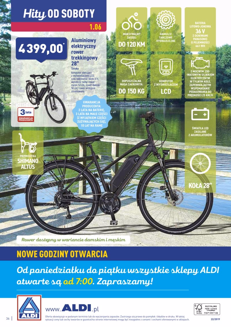 Ile kosztuje rower elektryczny w Lidlu?