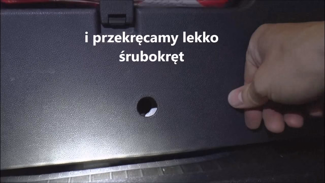 Co zrobić, gdy bagażnik się nie otwiera?