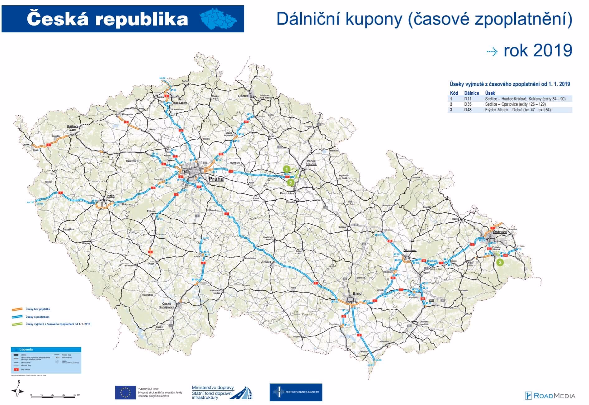 Ile kosztuje 1-dniowa winieta autostradowa w Czechach?