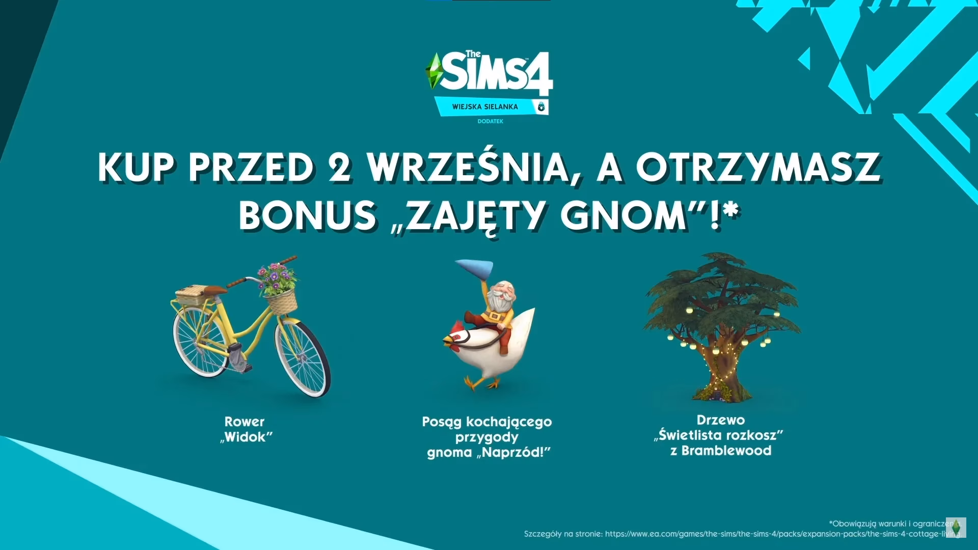 Czy w Sims 4 można jeździć na rowerze?