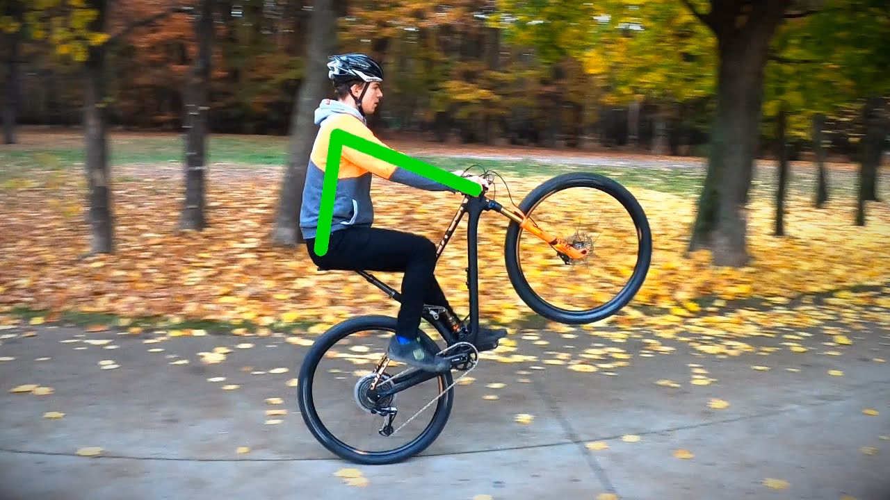Co grozi za jazdę na jednym kole na rowerze?