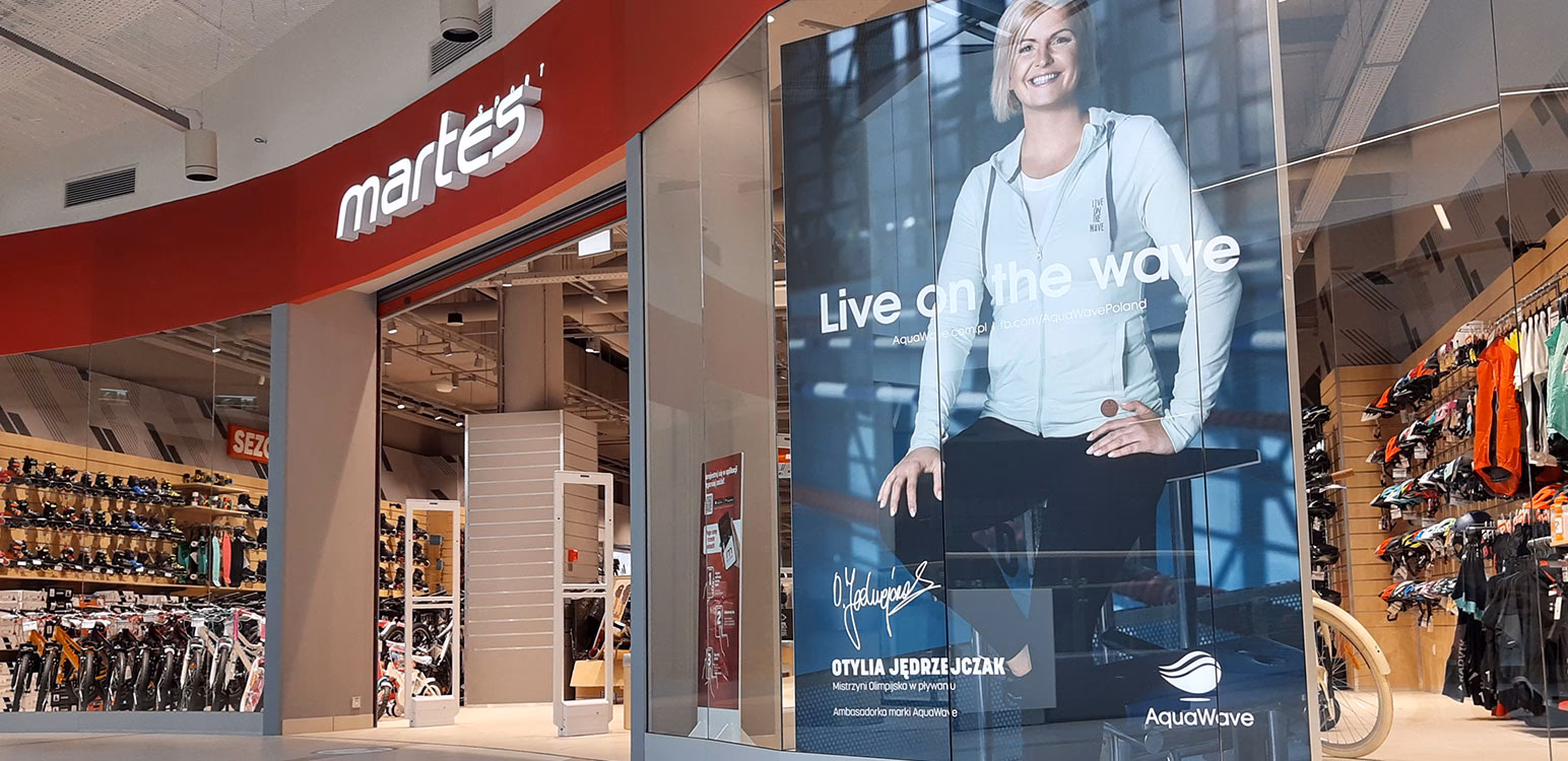 Ile sklepów ma Martes Sport w Polsce?