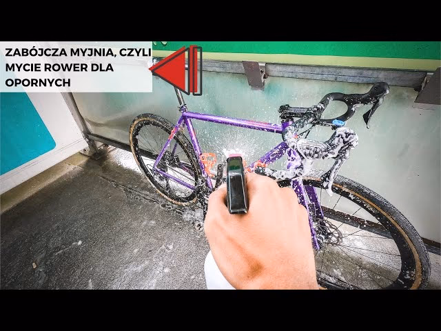 Czy można zabrać rower na myjnię samochodową?
