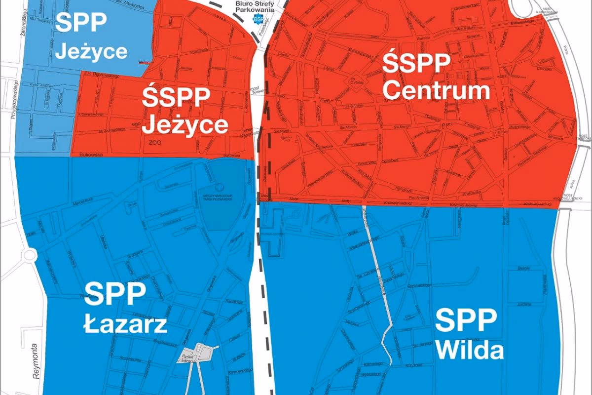 Czy na Marcelińskiej w Poznaniu jest strefa?